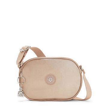 Kipling Gema Metallic Crossbodytassen Goud Metal | België 2048RV